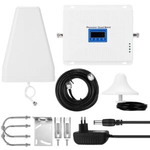 JIO/2G/3G/4G mobile phone signal booster all sim working jio/airtel/vi/bsnl boost network & data complete kit